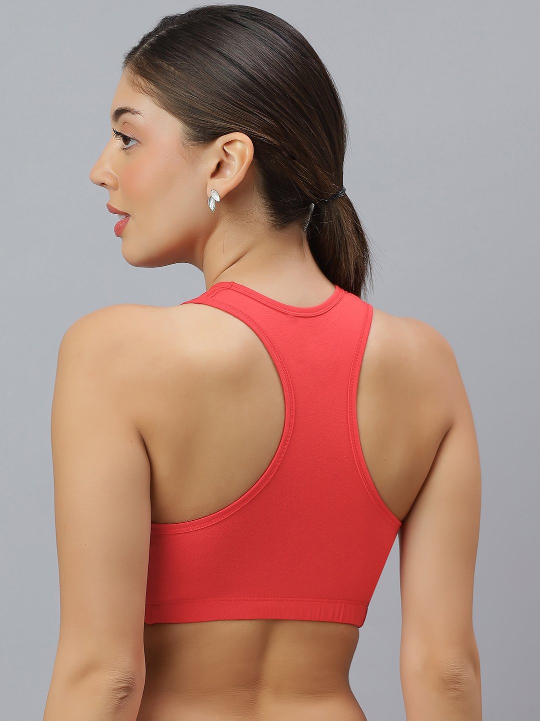 OPULENCE ATTIRE Women's cotton Non Wired Racer Back Sports Bra for Gym, Cardio, Zumba and Yoga | Everyday Active Wear for Girls | Size 32B to 42B - Image 17