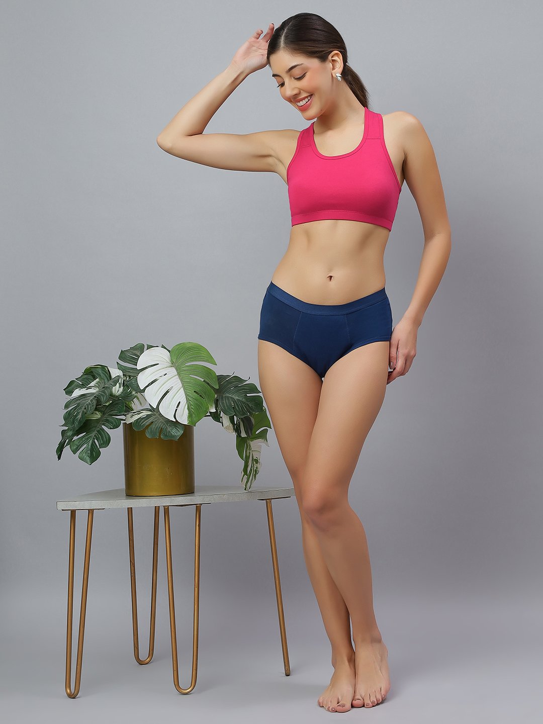 OPULENCE ATTIRE Women's cotton Non Wired Racer Back Sports Bra for Gym, Cardio, Zumba and Yoga | Everyday Active Wear for Girls | Size 32B to 42B - Image 8